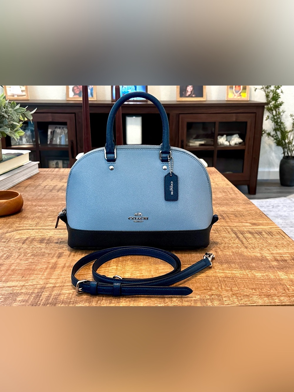 Coach Two-Tone Mini Sierra Satchel - Picture 2 of 7